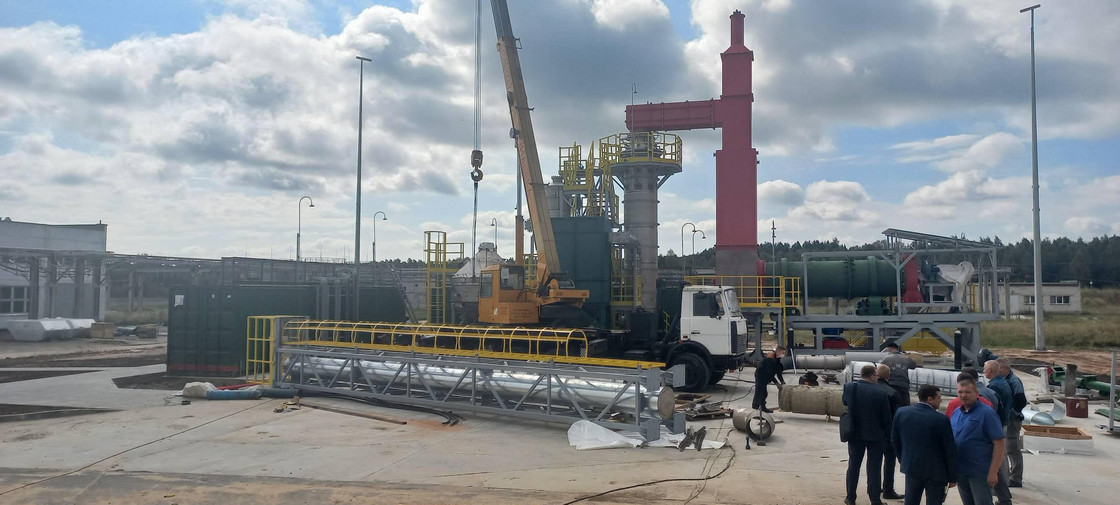Last big item of thermal destruction system was installed at Belarusian facility