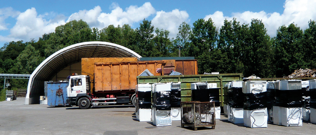 ODS extraction during recycling of refrigerating equipment with subsequent destruction at new facilities