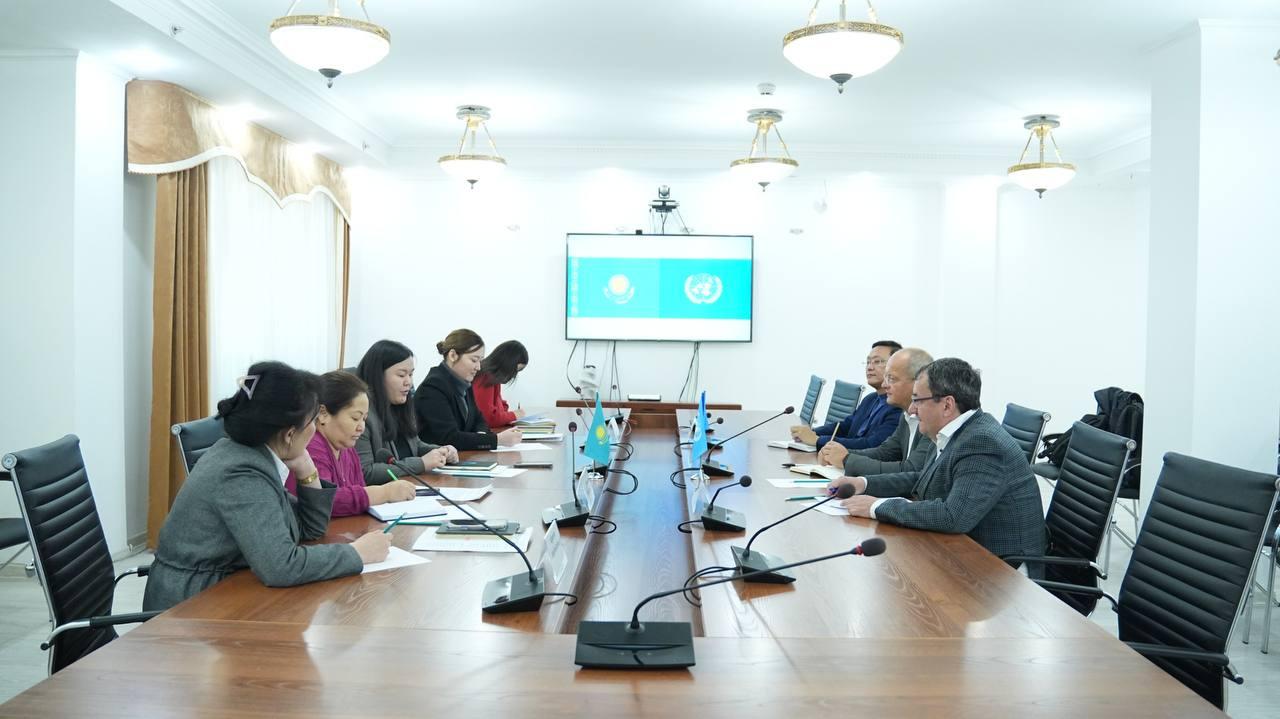 Ministry of Ecology and Natural Resources of the Republic of Kazakhstan and the United Nations Industrial Development Organization Meeting